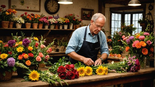 Découverte du fleuriste nantes: l'atelier de brice et ses créations florales
